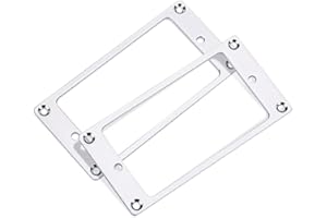 DILWE Marco de Pastilla de Metal, 2 Piezas, Anillos de Montaje para Guitarra Eléctrica, Humbucker Pickup, para Guitaristas Profesionales, Músicos y Reparadores de Instrumentos Musicales