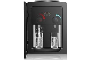 RibasuBB Dispensador de agua para agua caliente y fría, 550 W, 220 V, dispensador de agua eléctrico para agua potable en la oficina, en casa o de viaje