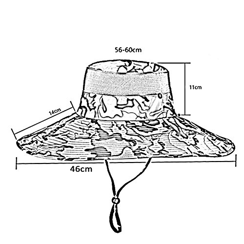 UV-Schutz Wide Brim Outdoor Angeln 