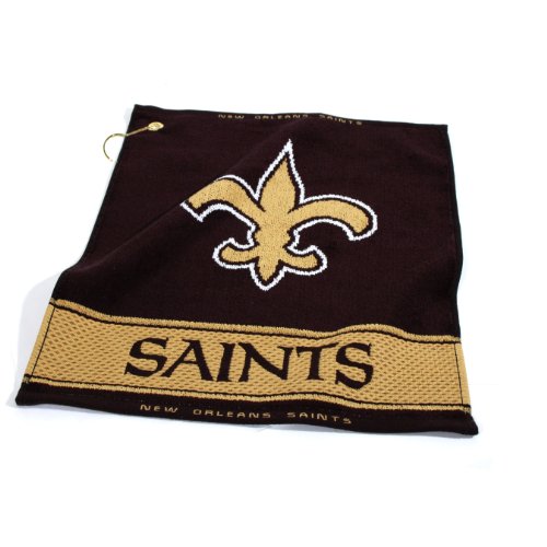 NFL New Orleans Saints Woven Golf Towel