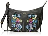  Desigual - Bols_mavi Somalia, Bolsos bandolera Mujer, Negro, 10x22x31 cm (B x H T)