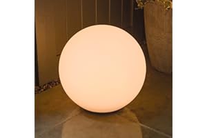 SOLAR CENTRE Shapelights® Indoor Outdoor USB Chargeable Solar Powered Colour Changing Mood Light - Sphere 35cm