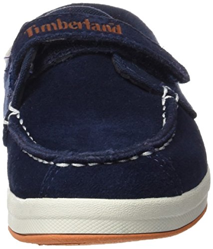 Timberland Unisex Baby Dover Bay H&l Boatblack Iris Suede with Orange-ca1584 Lauflernschuhe - 4