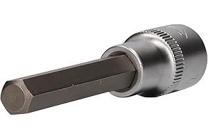 BRILLIANT TOOLS BT022874 1/2" Innensechskant Bit-Stecknuss, 100 mm lang, 10 mm [Powered by KS TOOLS]