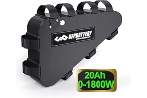 UPPCYCLE Batterie de vélo - 48V Batterie au Lithium pour vélo électrique 1800W/ 1500W/ 1200W / 750W / 500W - Batterie Triangle