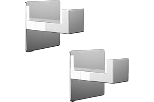 YUET Gancho Toalla de Pared sin Taladro Autoadhesivo Percha de SUS 304 Acero Inoxidable,2 Piezas Colgante Toalleros de Baño Ropa de Puerta Cocina Garaje Del (Pulido Espejo)