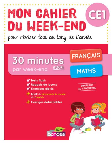 Download Mon cahier du week-end CE1