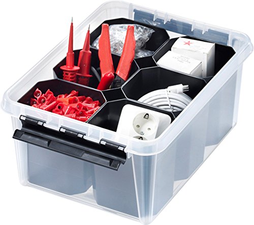 ORTHEX Smart Store Classic 15+6 Einsätze / 3 Aufbewahrungsboxen mit Clip-Verschluss im SET, inkl. Beschriftungsetiketten - 2