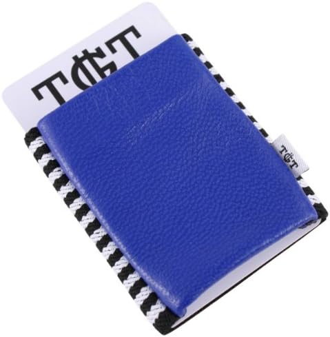 Blue/Black/White Elastic Card Holder by TGT Tight Wallets