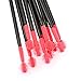 4 Migo 50pcs Disposable Eyelash Mini Brush Mascara Wands Applicator Spoolers Makeup (Ball shap)