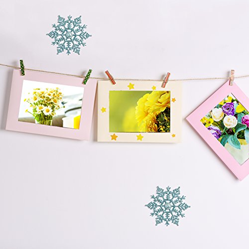 Outus Mini Craft Pegs Holz Wäscheklammern, Gemischte Farben, 100 Stück - 7