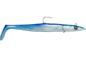 Savage Gear Sandeel V2 Big Game Fishing Hook (Blue Pearl Silver-21.5cm-140g)