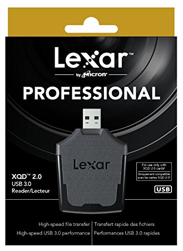 Lexar Professional USB 3.0-Lesegerät für XQD 2.0-Speicherkarten – LRWXQDRBEU - 2