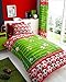 Produktbild STYLELIVING Kinder Jungen Mädchen Kinder PC/Polly, Baumwolle, Poly-Baumwoll-Quilt-Bettbezug, Bettwäsche-Set, 50% Baumwolle, 50% Polyester, Goal_red, Einzelbett