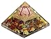 Produktbild Harmonize Multistone Orgon Pyramide mit Merkaba Gemstone Reiki Kristall Chakra-Energie-Generator