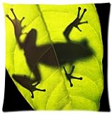 Rana cojín Funda - Manta de decoración Cuadrado cojín Funda de Almohada Carcasa de...