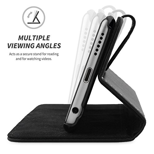 Snugg The B0141B4QYO - Funda de Piel sint tica con Tapa para Samsung Galaxy S6 Edge Color Negro reviews Snugg The B0141B4QYO - Funda de Piel sint tica con Tapa para Samsung Galaxy S6 Edge Color Negro