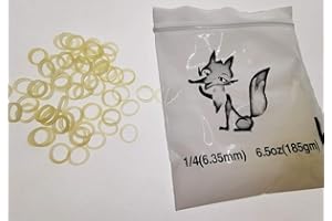 SMILEORTHO Elastici Bretelle Elastici 1/4 6.5 oz Forza Dentale Ortodontica Pesante Dentali Ortodontici Ortodonzia (1 borsa)