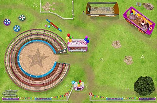 Circus Game Mat / Play Carpet - SM14 - for the Children`s Room - Dimesions 150 x 100 cm