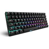 Sharkoon SGK50 S2 Tastatur – Weiß, RGB, Gateron Brown Schalter, Hot-swappable