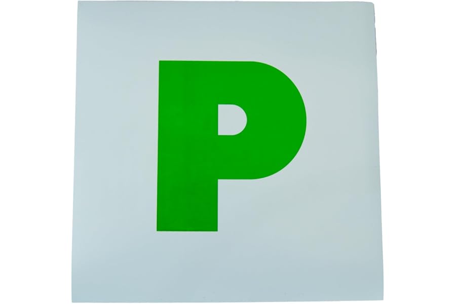 Sakura SS3338 Car P Plates, Universal, Set of 2