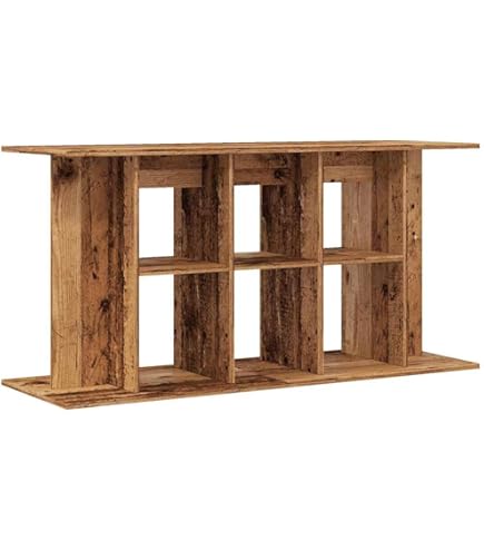 Vidaxl -aquariumstandaard -grijs -60 X 30 X 60 Cm -bewerkt Hout