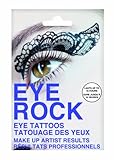 Eye Rock Shadow Transfer Black Lace Eye Tattoos