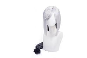 UTIEHD Anime Cosplay Perücke, Genshin Impact Perücke, mit zwei Perückenkappen, für Halloween, Party & etc. (ShenHe Cosplay)