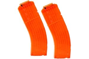 VPOUERY 2 Pcs Chargeurs Clips Recharge Rapide Clip pour Nerf Elite Series Toy Gun 15 Fléchettes Ammo Cartridge Fléchettes