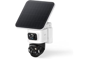 ‎EUFY SECURITY eufy Security S4 Camera, Outdoor Camera Surveillance, 360° Surveillance, No Blind Spots, Outdoor Surveillance Camera, Battery, Solar, Toll-Free Use, HomeBase 3 Compatible(Sam)