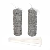 Tamaño: la longitud de expansión de la trampa de pelusas es de 29 cm y de 5,5 cm de ancho, se adapta a la mayoría de las mangueras de descarga de la lavadora. Longitud de la atadura de cables: 19.7 cm, sujete con seguridad la trampa de pelusas a la tubería de drenaje.