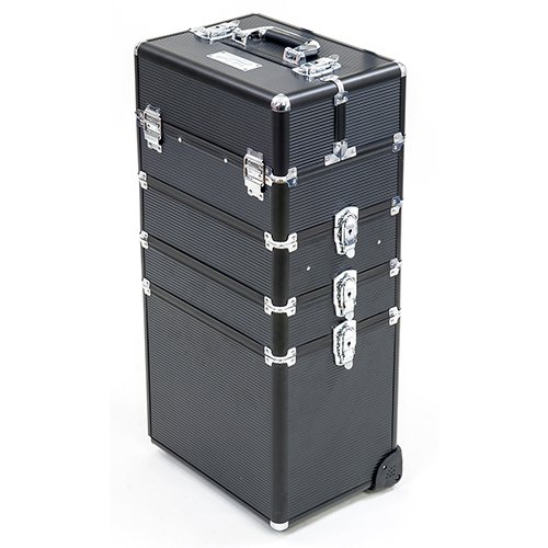 Mollycoddle 4-in-1 All Black Beauty Trolley