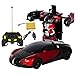 Produktbild RC Fernbedienung Roboter 2 in 1 RC Auto Sport Verwandeln 1:12 Bugatti Rambo Auto Transformers Roboter Spielzeug Elektroauto Modell mit Fernbedienung Kampf Spielzeug für Kinder