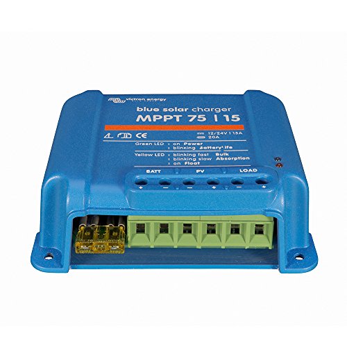 Victron Energy Set BlueSolar | Solarladeregler | Solar-regler | Laderegler | MPPT 75/15 | 12 – 24 V | 15 A | inklusive VE.Direct Bluetooth Smart dongle - 3