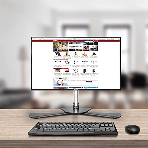 Duronic DM751 Monitor-Standfuß für einen LCD / LED Computer Bildschirm / Fernsehgerät mit Neig, Schwenk und Rotierfunktion - 2