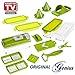 Produktbild Genius Nicer Dicer Smart | 16 Teile | Kiwi | Schneiden | Reiben | Julienne | Spiralen | Hobeln | Würfeln | Obst- und Gemüseschneider | Bekannt aus TV | NEU