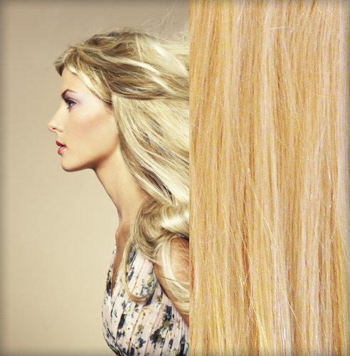 GoGoDiva Clip in Hair Extensions 100% Human Remy Hair #613 Bleach Blonde colour 20 inches Length 120 grams hair weight