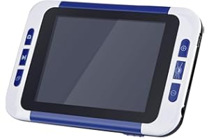 Diyeeni Portable Digital Video Magnifier, 2-32x Electronic Reading Aid Reading Magnifiers with 3.5 Inch TFT Display, 32GB TF Card, Automatic Lighting Adjustment, Visual Aid Reading Aid