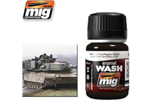 MIG JIMENEZ Ammo MIG-1008 Émail (35 ml) Dark Wash, multicolore