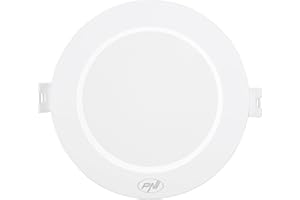 PNI D-Light CL2518 Faretto LED da incasso 18W, rotondo, 220,7 * 28,9mm, 6400K, alimentazione 230V, 1980 lm, bianco