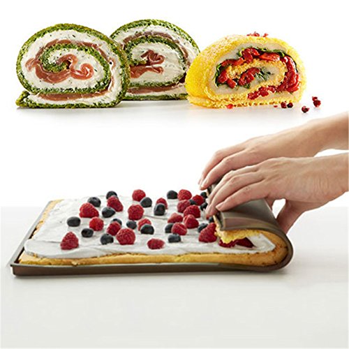 Big Größe 37 * 28 cm Antihaft-Silikon-Backmatte für Macaron Brot Kuchen Gebäck… - 6