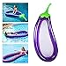 Produktbild Aufblasbare Luftmatratze Riesige Aufblasbares Erwachsene Schwimmring Aubergine Aufblasbare Schwimmende Bett für Sommer Wasser Party Aufblasbares Spielzeug