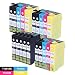 Produktbild DOREE 20 Compatible Printer Cartridges for EPSON T1281-T1284, EPSON Stylus Office BX 305 F 22 EPSON Stylus S, SX 125, SX 420W, SX 425W W