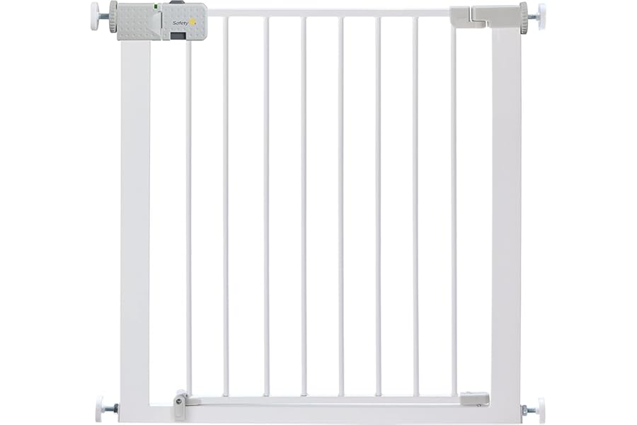 Safety 1st Secure Tech Simply Close Metal Gate - White