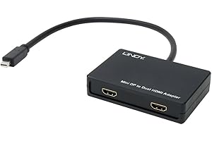 LINDY Adaptateur Mini-DP vers 2X HDMI, Actif