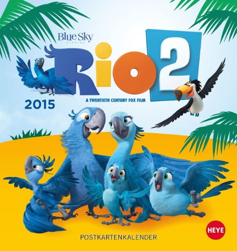 Preisvergleich Produktbild RIO 2 Postkartenkalender 2015