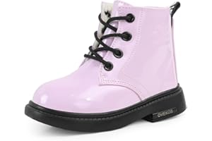 King Glory Bambina Stivaletti Ragazze Scarponcini Neonata Boot Antiscivolo Pelle Stivaletto Da Neve Stivali Ragazzi Morbide Fodera Tronchetto