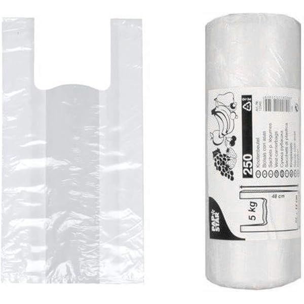 Hemddraagtassen. 28 14x50 cm. HDPE. 14 my. Wit. 2000 stuks - Westland
