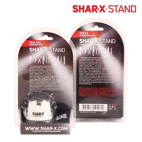 Shar-X Stand Afilador de Cuchillos, Blanco, 6 x 6 x 4 cm