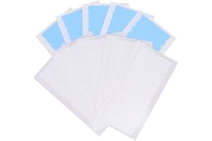 EOAMGO Pack of 120 Tape Extensions, Adhesive Strips for Hair Extensions, Wigs, Hair Weft, Extra Strong, Invisible Double-Sided Adhesive Power Hair Tape (4 x 0.8 cm, Blue & White)